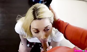 SundayCollege" - Sex Ed For The Curious Teenager #3 - Older-Younger Couple Fucks Hardcore & Facial cumshot!