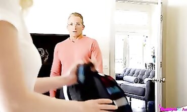 SundayCollege" - Sex Ed For The Curious Teenager #3 - Older-Younger Couple Fucks Hardcore & Facial cumshot!