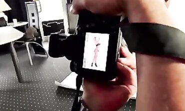 Blonde Babe in Heels Gives an Erotic Striptease & Sensual Masturbation Show
