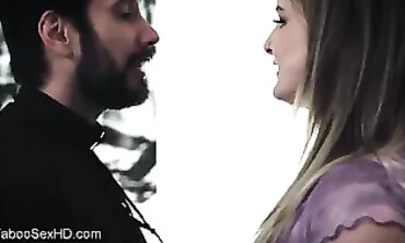 Mature Pervert Priest Lures Naughty Teen With Gullible Vagina - Old Man Fucks women In Church Confession Booth