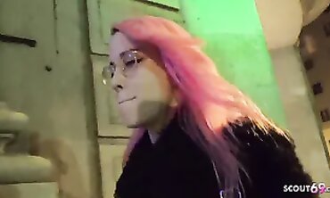 Hot German Teen Scout Gets Fucked By Stranger In Public Park