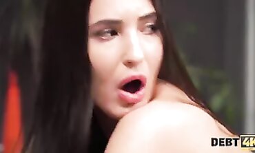 Debts Paid in Pleasure - Hot Blonde Babe Pays Off Her Loan with Sex