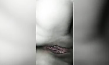 Close-up Nightly Pussy Inspection with Russian Girl