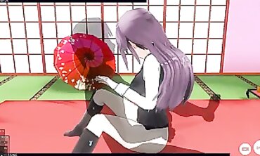 Animated XXX Parody - Sexual Fantasy Land with Konno Yuuka & Friends