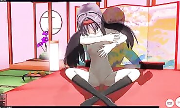 Animated XXX Parody - Sexual Fantasy Land with Konno Yuuka & Friends