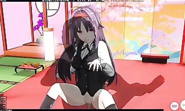 Animated XXX Parody - Sexual Fantasy Land with Konno Yuuka & Friends