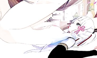 3D Anime - Sexual Fantasy Fulfilled Through Virtual Reality with Ayaka Gemsin