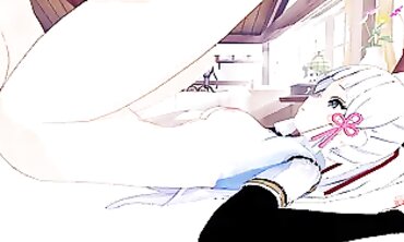 3D Anime - Sexual Fantasy Fulfilled Through Virtual Reality with Ayaka Gemsin