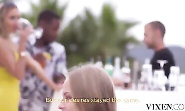 Vixen Hot Babe Secretly Invites Stranger For A Wild Threesome