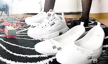 Kinky Giantess Stomps Her Way to Fashion Victimhood - Feet Worship in Heels