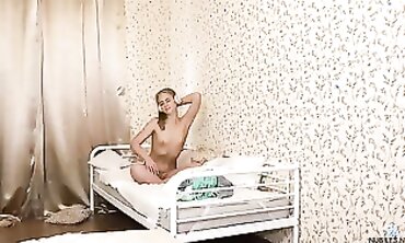 Hot Brunette Teen Solo Play - Sex Toy Exploration with Petite Cutie