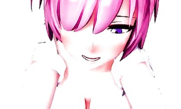 MMD - Old Man's Wife Gets A Surprise With Her Husband Out Of Town And Fucks The Neighbor