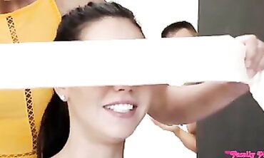 Blindfolded Blowjob Challenge with Top Pornstars in 'Birdbox' Style