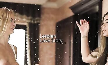 Lesbian MILFs Share Intimate Moments in Bed" or "Hot Milf Lesbians Scissoring Passionately