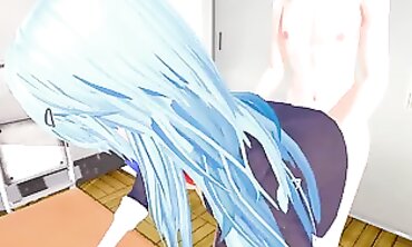 Suzuka Kano's Collector - Sexy Cosplay Gamer Gal Enjoys A Virtual Romance