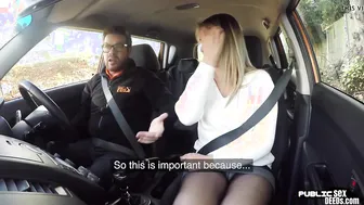 Step-Brother's Hot Blonde Sister Rides Train Into Vehicle For A Wild Fuck