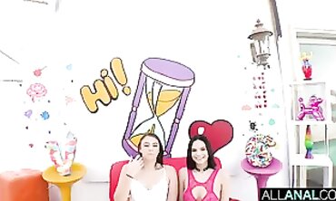 Anal Invasion Festival #2 - Anal Orgy with Hot Blonde Bombshells Violette Star & Giada Dezza