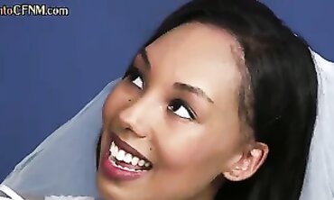CFNF African Bride Threesome - Sexual Healing Massage Therapy Session
