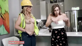 Heisses Sex-Feuer mit zwei heissen deutschen Schlammfickern" - This German porn parody is about two hot girls who are cooking up some steam with each other in their kitchen