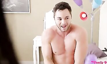 Three's Company - Teen Step Siblings Share A Wild Threesome