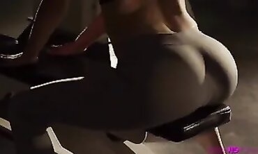Fuck Fest Fitness Party! Hot Blonde MILF Teacher & Student Share Sex