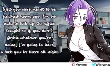 Busty Blonde Secretary Seduces Her Older Hotshot CEO in Office