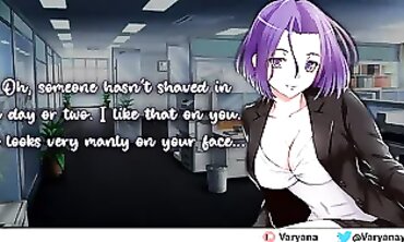 Busty Blonde Secretary Seduces Her Older Hotshot CEO in Office