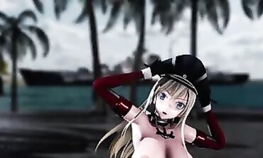 MMD - Sexual Fantasy Landscape with Hot Anime Girls