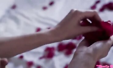 Valentine's Surprise! Stepsister Gives Blowjob & Rides Big Dick In POV