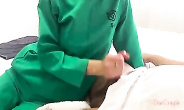 Amateur Couple's First Time Handjob Compilation - Old Man Helps women Learn About Sex
