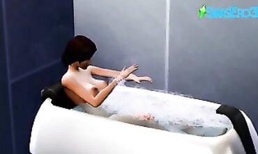 SIM's 4 - Old Mommy Gets A Surprise Visit From Her Son In Law And Fucks Him Hard