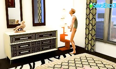 SIM's 4 - Old Mommy Gets A Surprise Visit From Her Son In Law And Fucks Him Hard