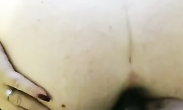 Hot Wife Swinger's Anal Threesome with Husband Watching