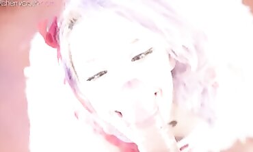 Hot Blonde Babe 'Cherry Crush' Gives A Sloppy & Passionate Deepthroat POV Blowjob With Facial Finish