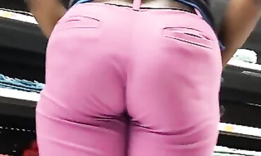 Grandma's Mature Ass - Old Granny with Huge Butt