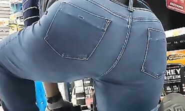 Grandma's Mature Ass - Old Granny with Huge Butt