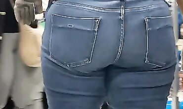 Grandma's Mature Ass - Old Granny with Huge Butt