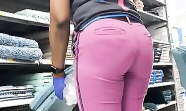 Grandma's Mature Ass - Old Granny with Huge Butt