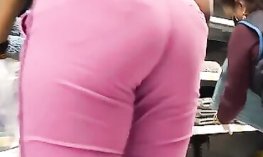 Grandma's Mature Ass - Old Granny with Huge Butt