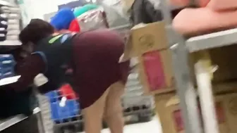 Grandma's Mature Ass - Old Granny with Huge Butt