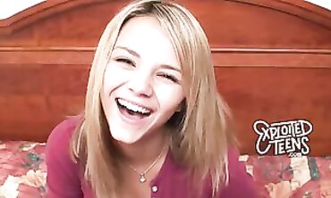 Newbie Babe Ashylnn Brookes First Ever Hardcore Scene" or "Fresh-faced Amateur Girl Next Door Fucked by Older Guy in her Virginity Breaking Video Debut".