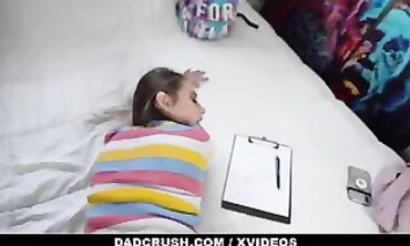 Stepdad's Hot Blonde Teenage Stepson Gets Spanked And Fucked Hard