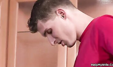 Dark-Haired Vixen Shares Her Handsome Hubby With an Old Friend