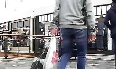 Trinaxxx - Sexy Babe Exposes Her Cooche At Local Mall For A Daring Striptease