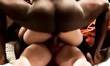 Big Badass BBW Celebrates Her Birthday With A Wild Anal Threesome