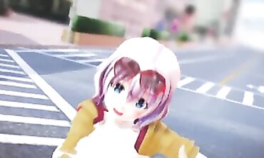 MMD Anime Girl's Erotic Dance in High Heels - Sexual Fantasy Fulfillment