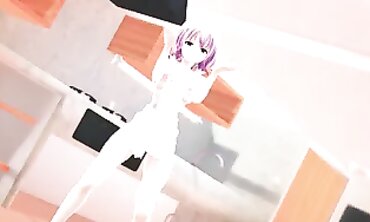 MMD Anime Girl's Erotic Dance in High Heels - Sexual Fantasy Fulfillment
