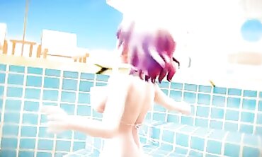 MMD Anime Girl's Erotic Dance in High Heels - Sexual Fantasy Fulfillment