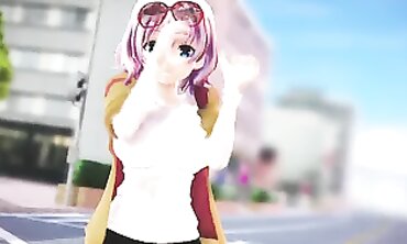 MMD Anime Girl's Erotic Dance in High Heels - Sexual Fantasy Fulfillment