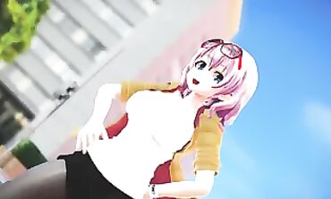 MMD Anime Girl's Erotic Dance in High Heels - Sexual Fantasy Fulfillment